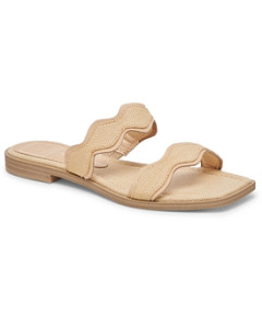 Dolce Vita Women's Ilva Slip On Square Toe Slide Sandals
