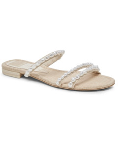 Dolce Vita Women's Tinker Embellished Strappy Slide Sandals