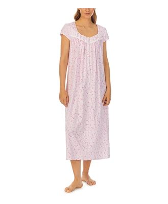Eileen West Cap Sleeved Long Nightgown