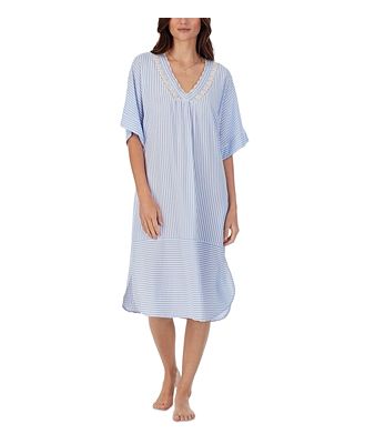 Eileen West Striped Caftan Nightgown