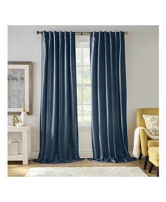 Elrene Home Fashions Carnaby Distressed Velvet Window Curtain, 50 x 84