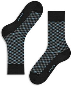 Falke Smart Cotton Blend Check Socks