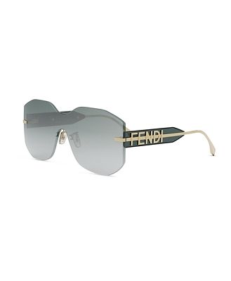 Fendi Fendigraphy Geometric Sunglasses, 145mm