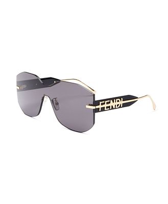 Fendi Fendigraphy Shield Sunglasses, 144mm