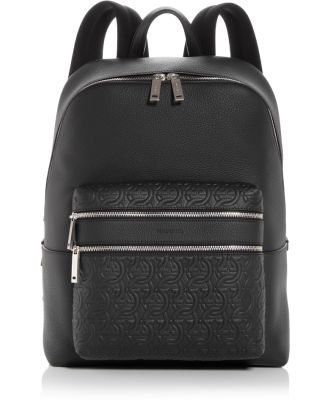 Ferragamo Men's Gancini Leather Backpack