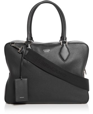 Ferragamo Men's Star Leather Tote