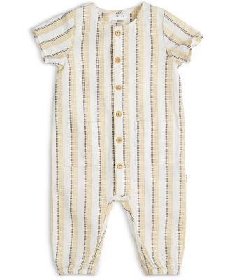 Firsts by petit lem Boys' Canary Playsuit - Baby