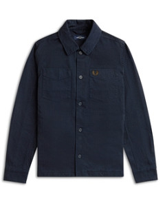 Fred Perry Button Front Long Sleeve Overshirt