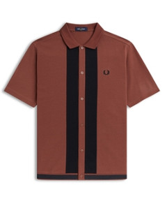 Fred Perry Cotton Panel Regular Fit Polo Shirt