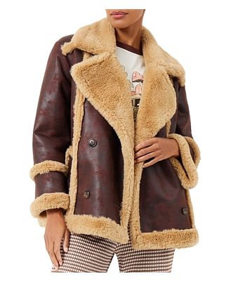 French Connection Belen Faux Shearling Jacket