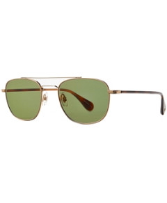 Garrett Leight Clubhouse Ii Aviator Sunglasses, 51mm