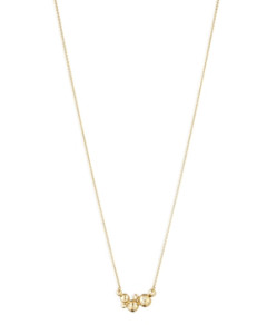 Georg Jensen 18K Yellow Gold Moonlight Grapes Diamond Bead Cluster Pendant Necklace, 17.72