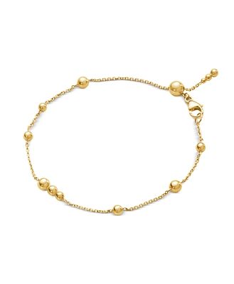 Georg Jensen 18K Yellow Gold Moonlight Grapes Polished Ball Link Bracelet
