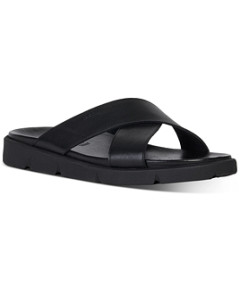 Geox Men's Xand Leather Slide Sandals