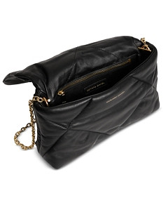 Gerard Darel Fanny Black Leather Crossbody Bag