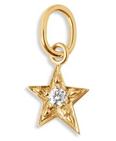 Gigi Clozeau 18K Yellow Gold Diamond Star Pendant