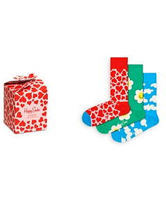 Happy Socks I Flower U Socks Gift Set, Pack of 3