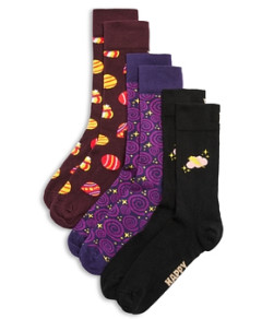 Happy Socks Wonka x Happy Socks Gift Set, Pack of 3 - 100% Exclusive
