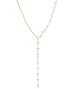 Harakh Diamond Lariat Necklace in 18K Yellow Gold, 0.7 ct. t.w., 18
