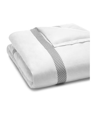 Hudson Park Collection 500TC Embroidered Geo Duvet Cover, Twin - 100% Exclusive