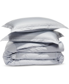 Hudson Park Collection 680-Thread Count Cotton Sateen Duvet Cover Set, Full/Queen - 100% Exclusive