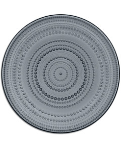 Iittala Kastehelmi Dark Gray Plate, 12.5