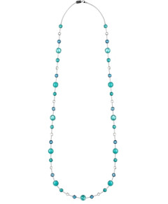 Ippolita Sterling Silver Lollipop Lollitini Blue Gemstone Long Necklace, 36