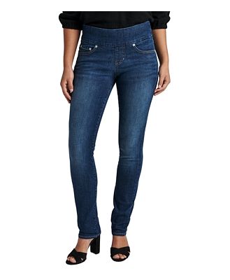 Jag Jeans Peri Straight Pull On Jeans in Anchor Blue