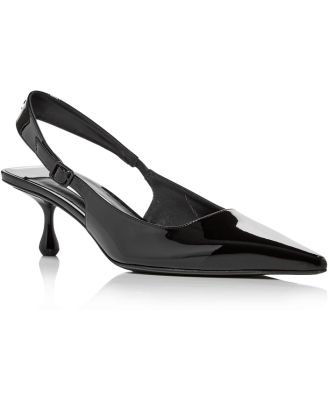 Jimmy Choo Women's Amel 50 Slingback Kitten Heel Pumps