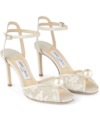 Jimmy Choo Women's Sacora 85 Ankle Strap High Heel Sandals