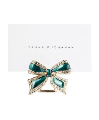 Joanna Buchanan Enamel Bow Placecard Holders, Set of 4