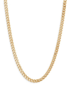 John Hardy 18K Yellow Gold Classic Curb Chain Necklace, 22