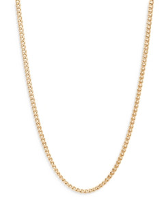 John Hardy 18K Yellow Gold Classic Curb Thin Chain Necklace, 22