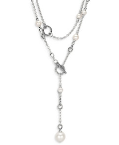 John Hardy Sterling Silver Classic Chain Cultured Freshwater Pearl Sautoir Necklace, 72