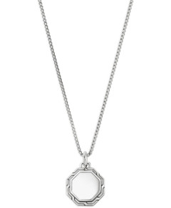 John Hardy Sterling Silver Octagon Pendant Necklace, 22
