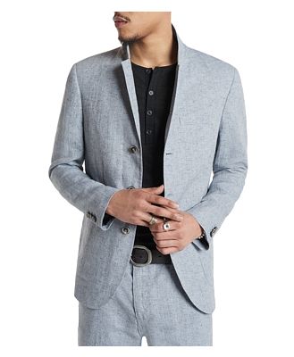 John Varvatos Priory Slim Fit Linen Jacket