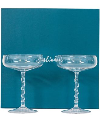 Juliska Amalia Cocktail Coupe, Set of 2