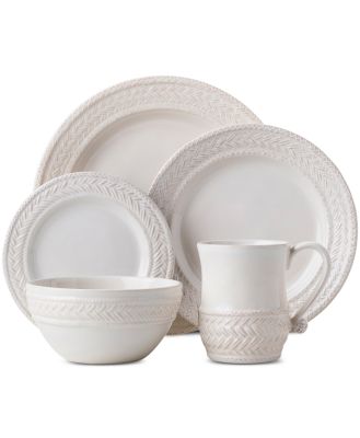 Juliska Le Panier Whitewash 5 Pc Place Setting