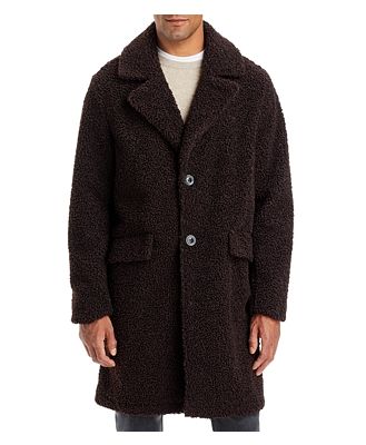 Karl Lagerfeld Paris Fleece Regular Fit Coat