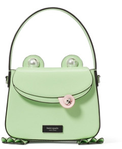 kate spade new york Lily Patent Leather 3D Frog Hobo Bag