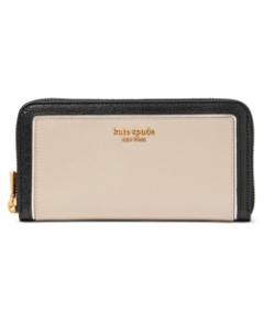 kate spade new york Morgan Colorblocked Saffiano Leather Zip Around Continental Wallet