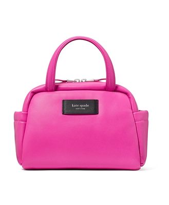 kate spade new york Puffed Smooth Leather Satchel