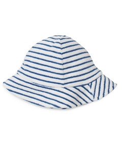 Kissy Kissy Boys' Terry Cloth Striped Sun Hat - Baby