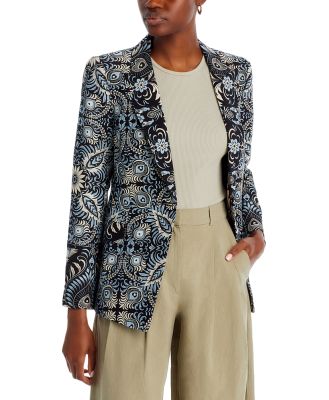 Kobi Halperin Sarai Paisley Linen Blazer