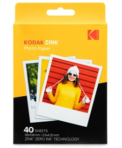 Kodak Zink Photo Paper, 3.5 x 4.25, Pack of 40