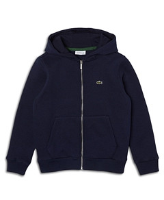 Lacoste Boys' Full Zip Hooded Sweatshirt - Little Kid, Big Kid