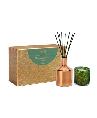 Lafco Woodland Spruce Classic Candle & Diffuser Set
