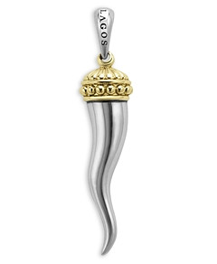 Lagos Men's 18K Yellow Gold & Sterling Silver Anthem Horn Pendant - 100% Exclusive