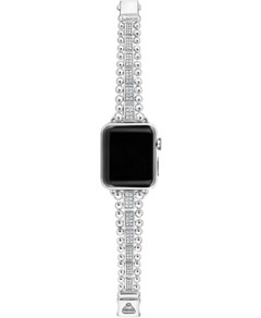 Lagos Smart Caviar Diamond Apple Watch Bracelet, 38-44mm
