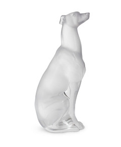 Lalique Limited Edition Crystal Greyhound Clear Figurine